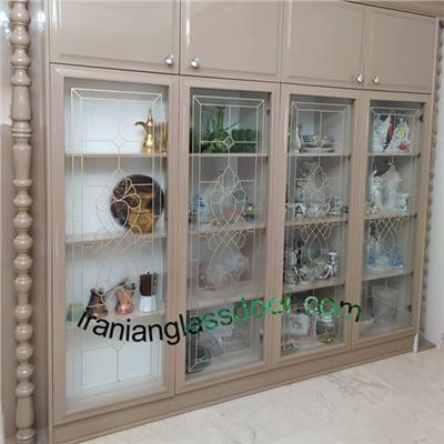 شیشه طرح دار کابینت22