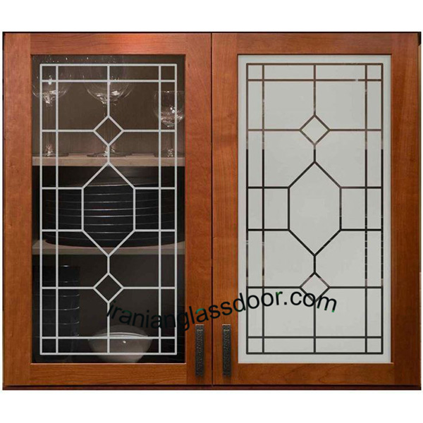 شیشه طرح دار کابینت16